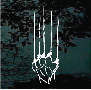 Tiger Claw window decals stickers